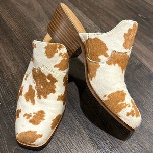 Cow hide mules
